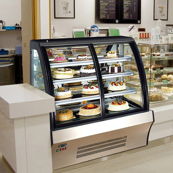 built in refrigerated display case